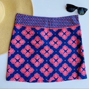 Vineyard Vines geometric floral skirt